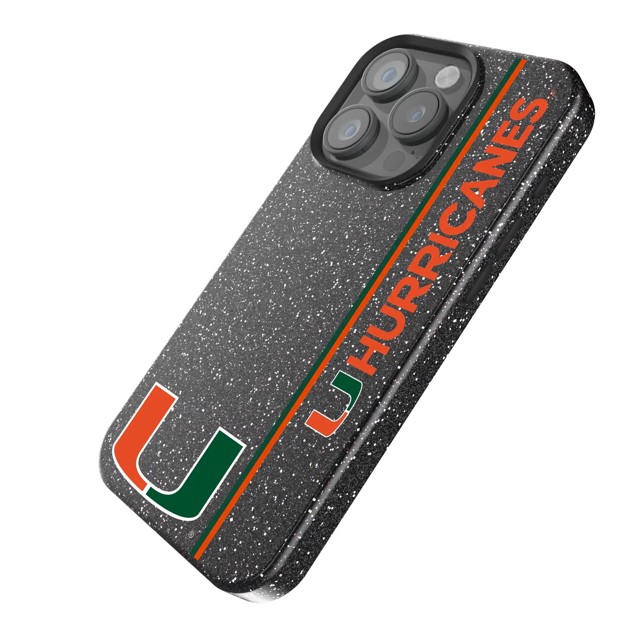 University of Miami Hurricanes Sidebar Bling Phone Case
