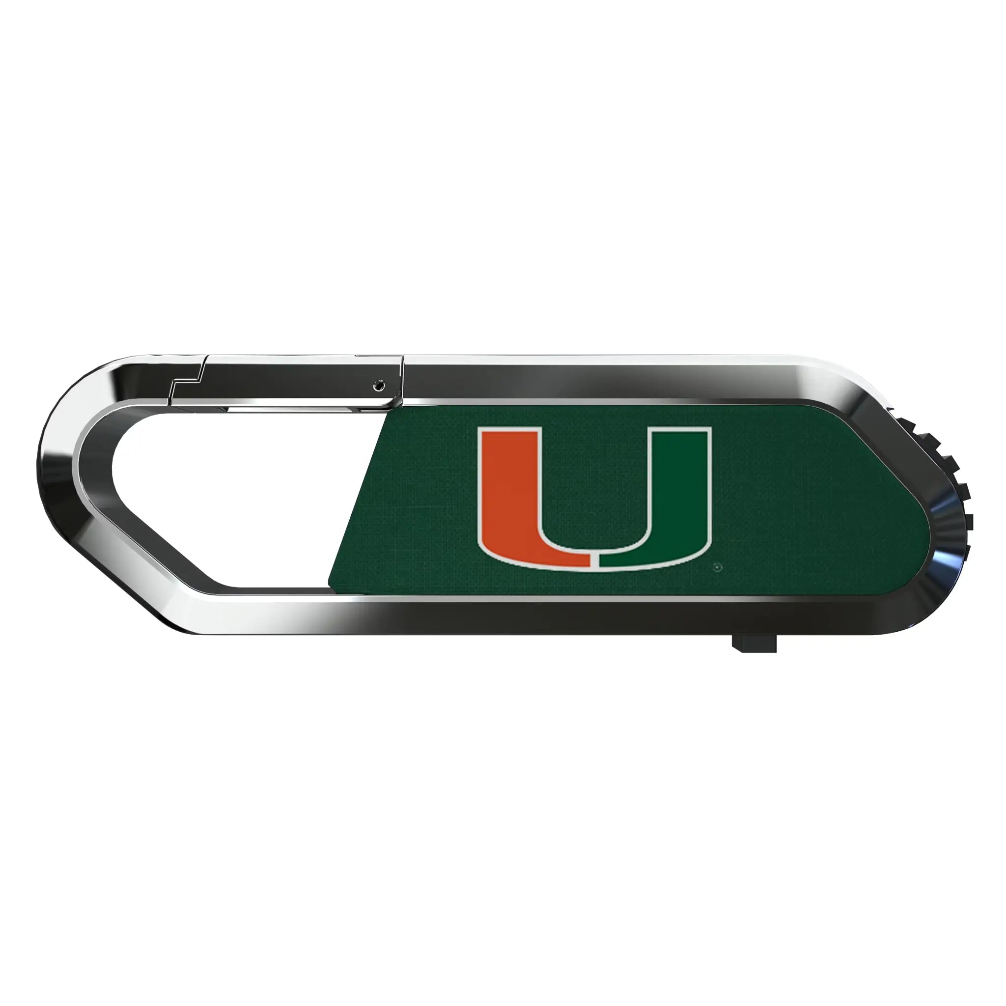 University of Miami Hurricanes Solid USB 32GB Clip Style Flash Drive