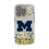 University of Michigan Wolverines Confetti Clear Phone Case for Apple iPhone