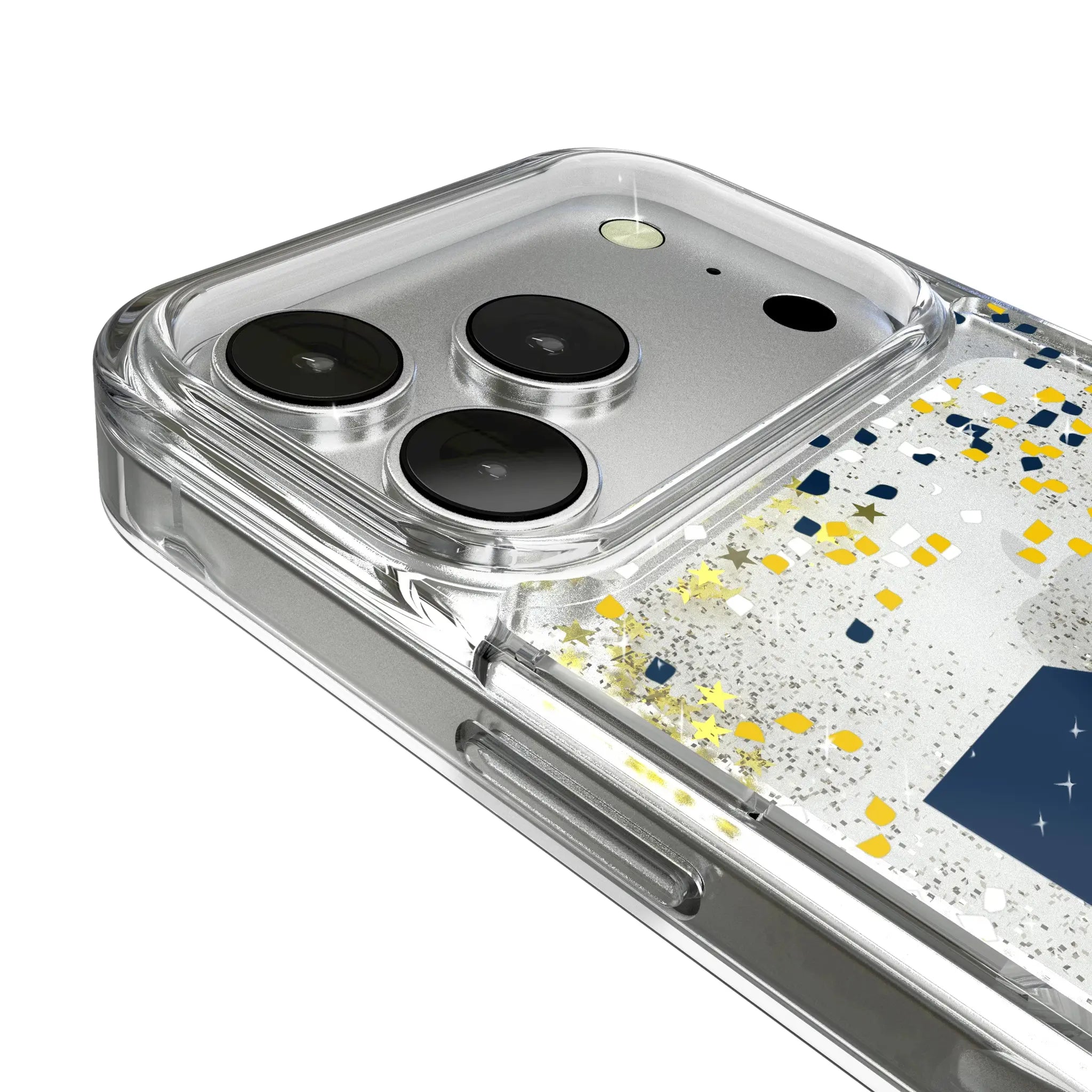 University of Michigan Wolverines Confetti Glitter Phone Case