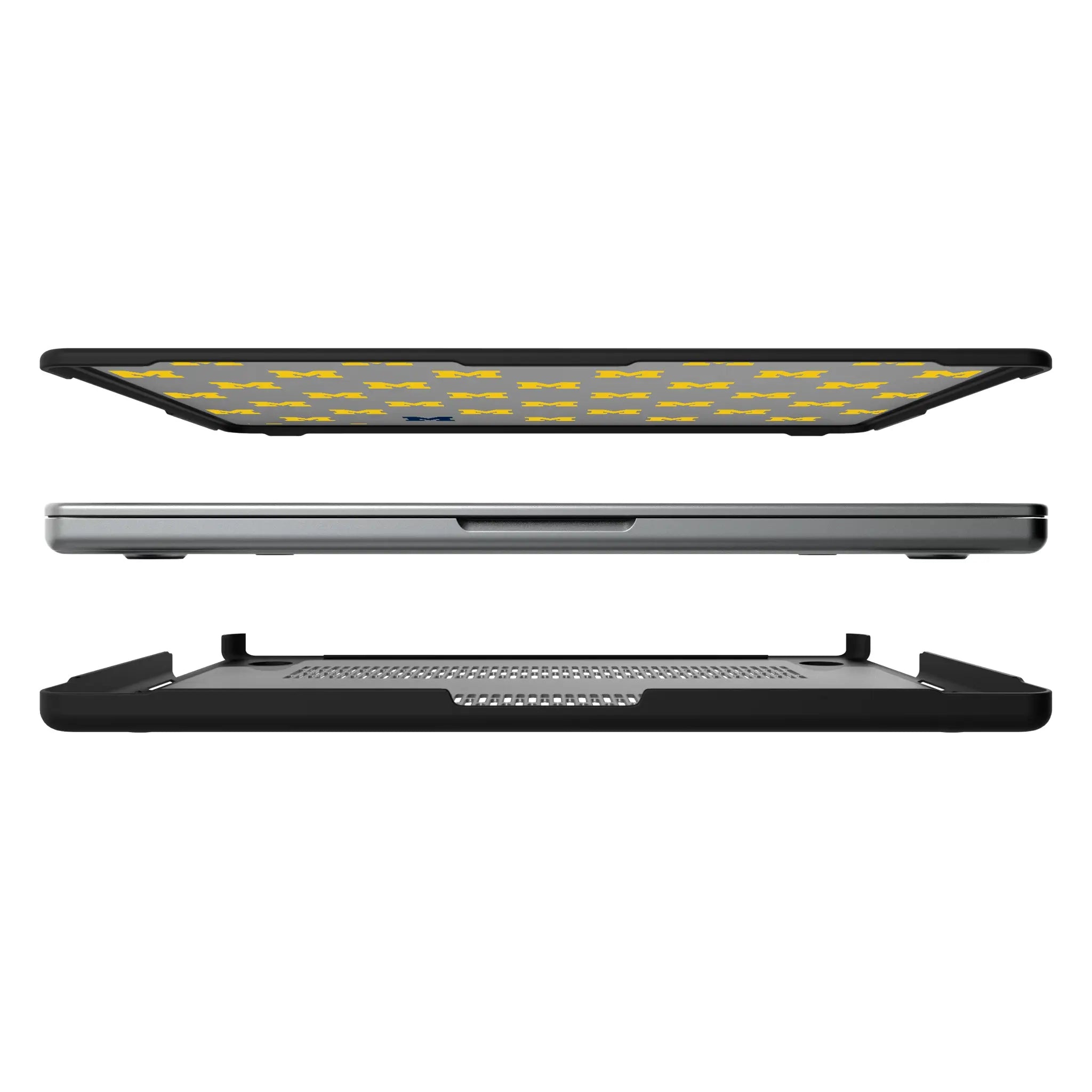 University of Michigan Wolverines Fashion Pattern Laptop Case for Apple MacBook
