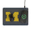 University of Michigan Wolverines Linen 15-Watt Wireless Charger and Mouse Pad