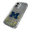 University of Michigan Wolverines Linen Glitter Phone Case