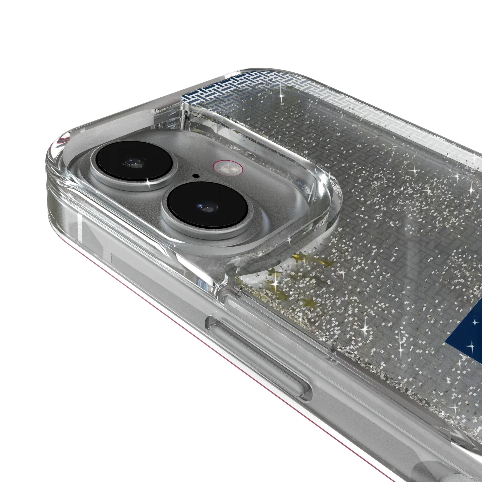 University of Michigan Wolverines Linen Glitter Phone Case