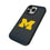 University of Michigan Wolverines Linen MagSafe Compatible Phone Case for Apple iPhone - Sports Gifts, Sports Memorabilia, Sports Collectibles, Fan Shop