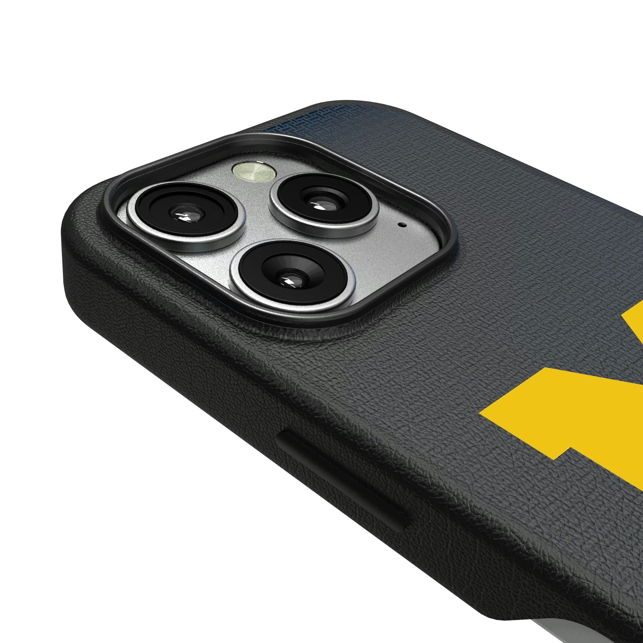 University of Michigan Wolverines Linen MagSafe Compatible Phone Case for Apple iPhone - Sports Gifts, Sports Memorabilia, Sports Collectibles, Fan Shop