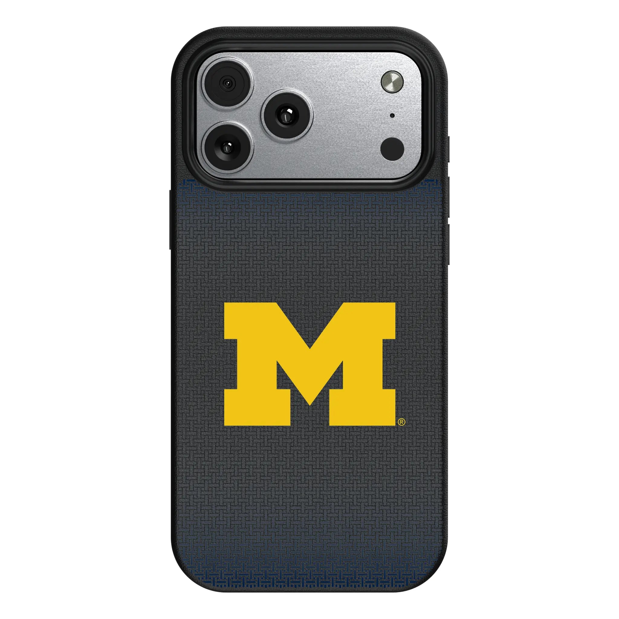 University of Michigan Wolverines Linen MagSafe Compatible Phone Case for Apple iPhone