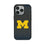 University of Michigan Wolverines Linen MagSafe Compatible Phone Case for Apple iPhone - Sports Gifts, Sports Memorabilia, Sports Collectibles, Fan Shop