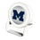 University of Michigan Wolverines Linen Night Light Charger and Bluetooth Speaker