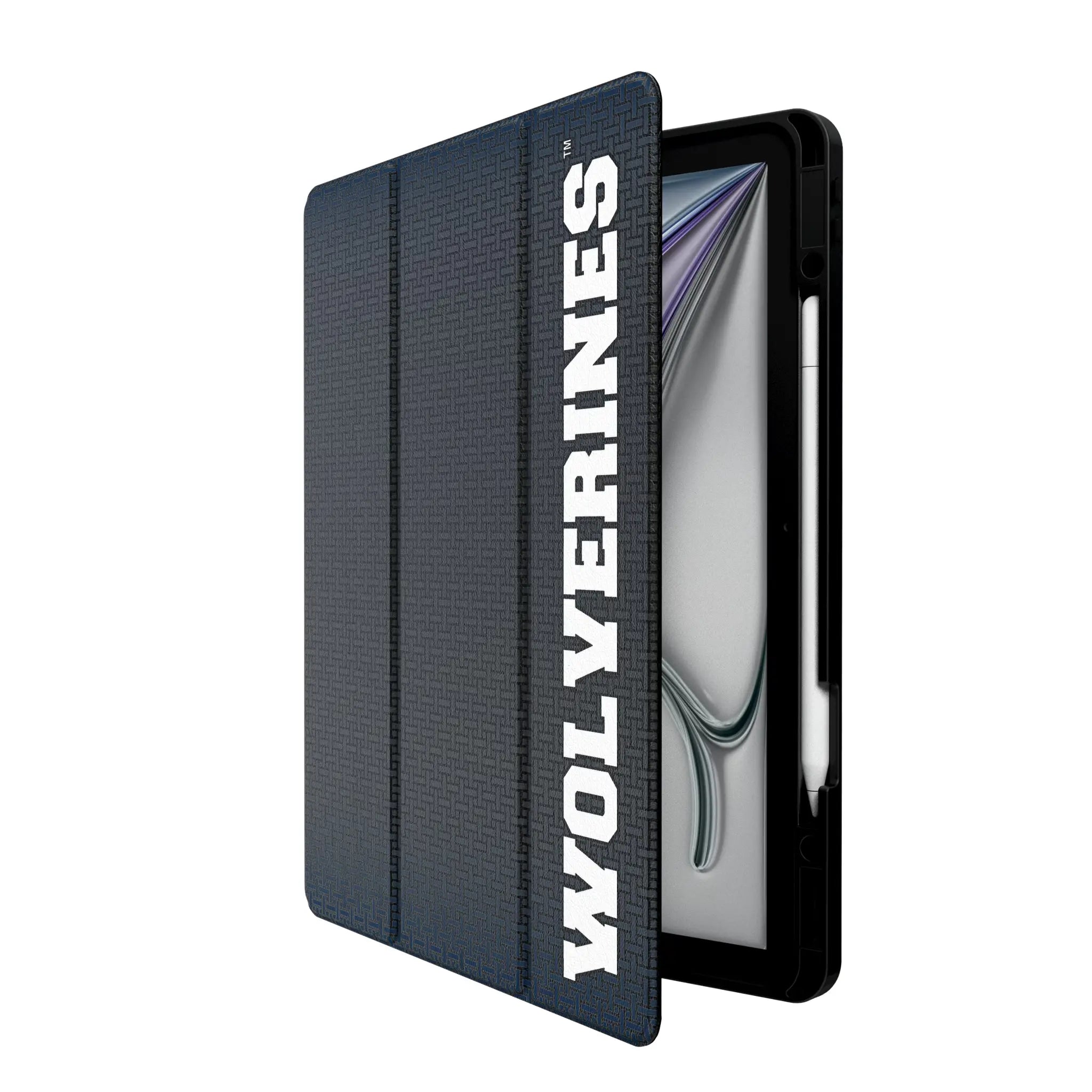 University of Michigan Wolverines Linen Tablet Case for Apple iPad
