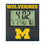 University of Michigan Wolverines Linen Wall Clock