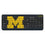 University of Michigan Wolverines Linen Wireless USB Keyboard
