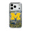 University of Michigan Wolverines Paisley Glitter Phone Case