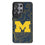 University of Michigan Wolverines Paisley MagSafe Compatible Phone Case for Samsung Galaxy