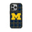 University of Michigan Wolverines Plaid MagSafe Compatible Phone Case for Apple iPhone