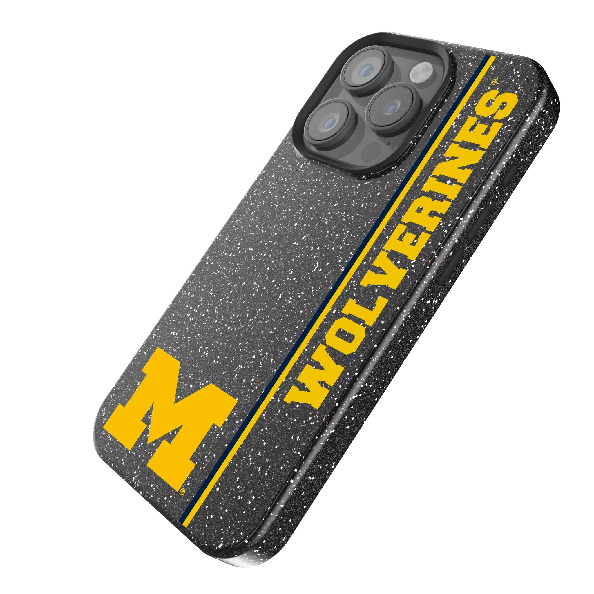 University of Michigan Wolverines Sidebar Bling Phone Case