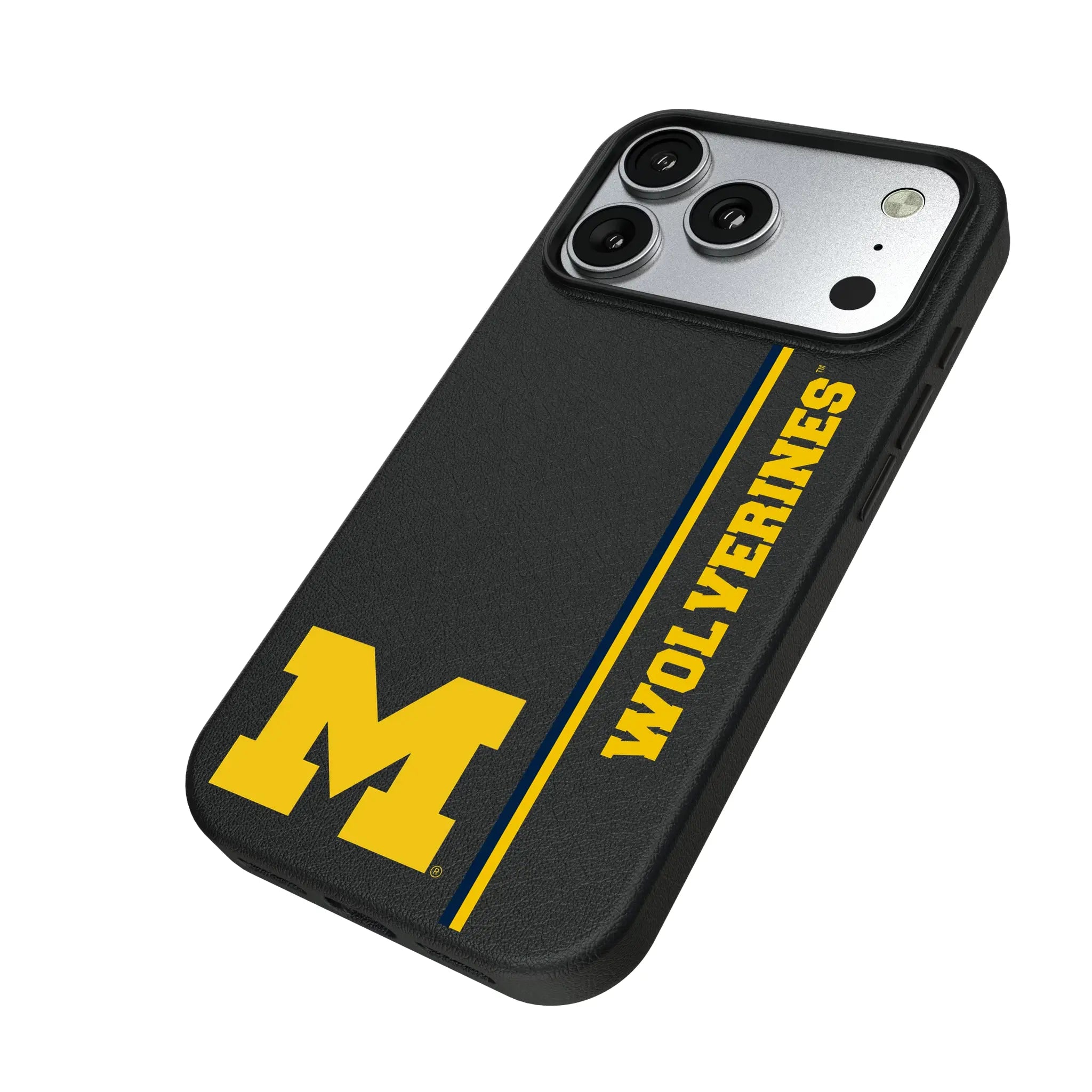 University of Michigan Wolverines Sidebar MagSafe Compatible Phone Case for Apple iPhone