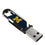 University of Michigan Wolverines Solid USB 32GB Clip Style Flash Drive