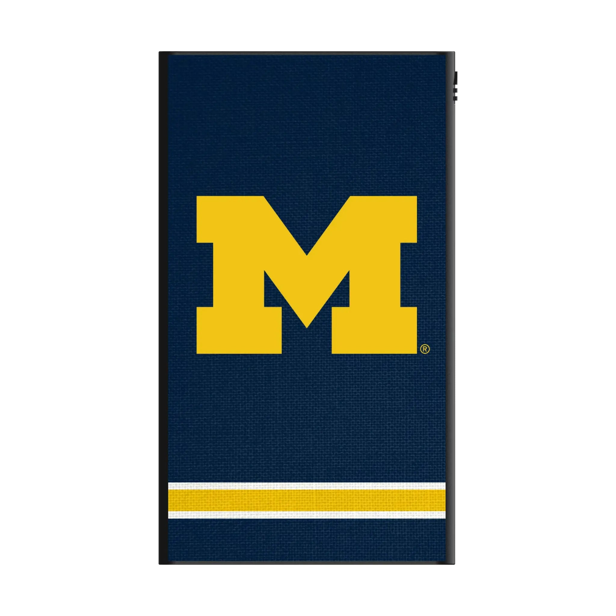 University of Michigan Wolverines Stripe 5000mAh Flat Powerbank