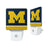 University of Michigan Wolverines Stripe Night Light 2-Pack