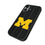 University of Michigan Wolverines Text Backdrop MagSafe Compatible Phone Case for Apple iPhone