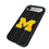 University of Michigan Wolverines Text Backdrop MagSafe Compatible Phone Case for Apple iPhone