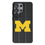 University of Michigan Wolverines Text Backdrop MagSafe Compatible Phone Case for Samsung Galaxy