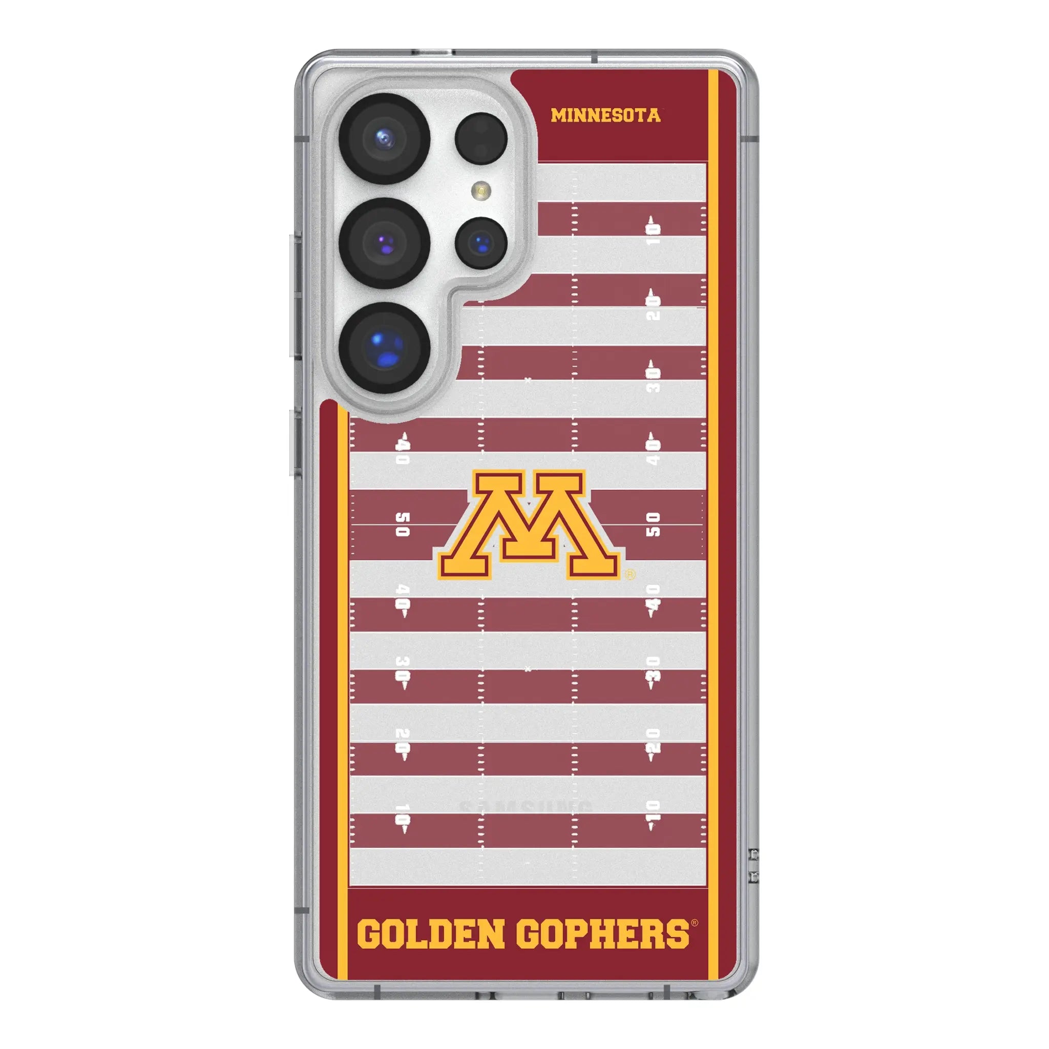 University of Minnesota Golden Gophers Field Clear Phone Case for Samsung Galaxy