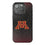 University of Minnesota Golden Gophers Linen Bling Phone Case for Apple iPhone