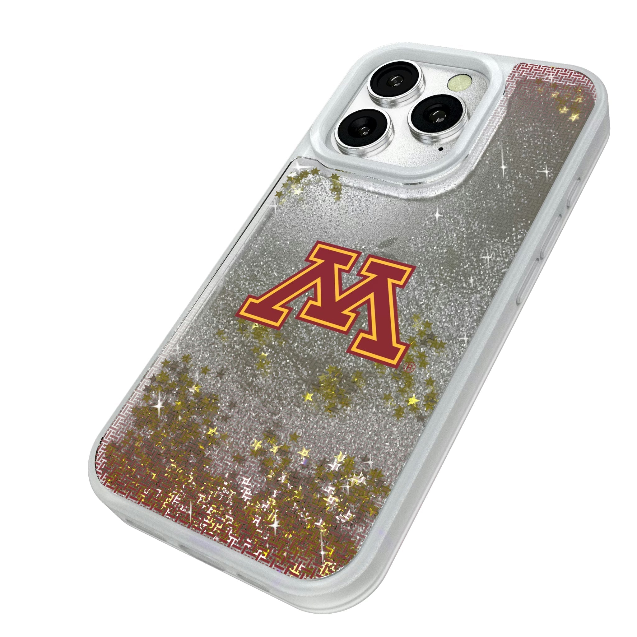 University of Minnesota Golden Gophers Linen Glitter Phone Case - Sports Gifts, Sports Memorabilia, Sports Collectibles, Fan Shop