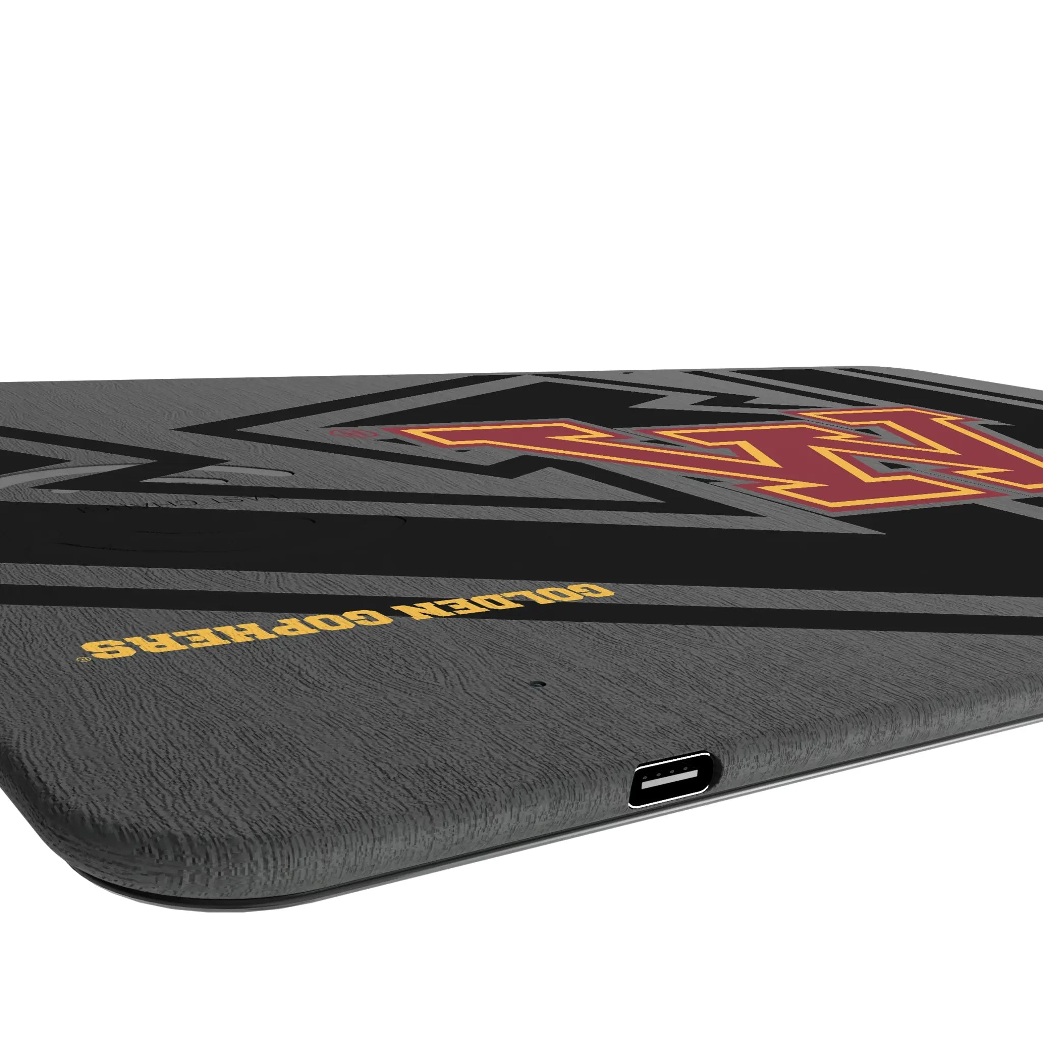 University of Minnesota Golden Gophers Monocolor Tilt 15-Watt Wireless Charger and Mouse Pad