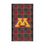 University of Minnesota Golden Gophers Plaid 5000mAh Flat Powerbank