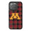 University of Minnesota Golden Gophers Plaid Bling Phone Case