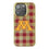 University of Minnesota Golden Gophers Plaid Bling Phone Case