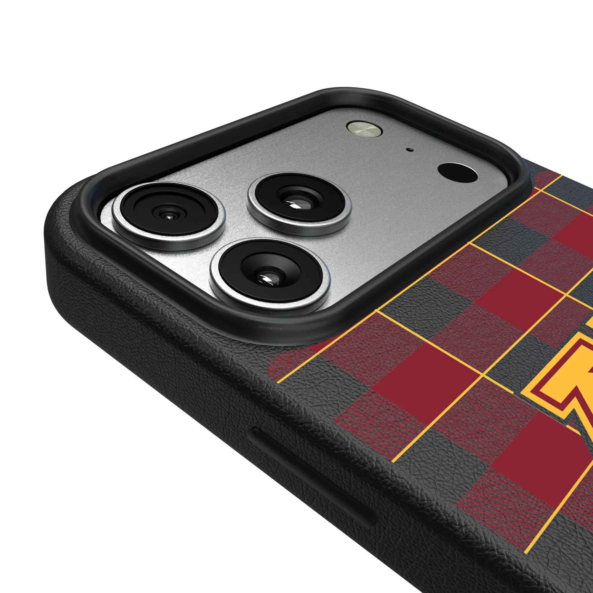University of Minnesota Golden Gophers Plaid MagSafe Compatible Phone Case for Apple iPhone