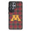 University of Minnesota Golden Gophers Plaid MagSafe Compatible Phone Case for Samsung Galaxy
