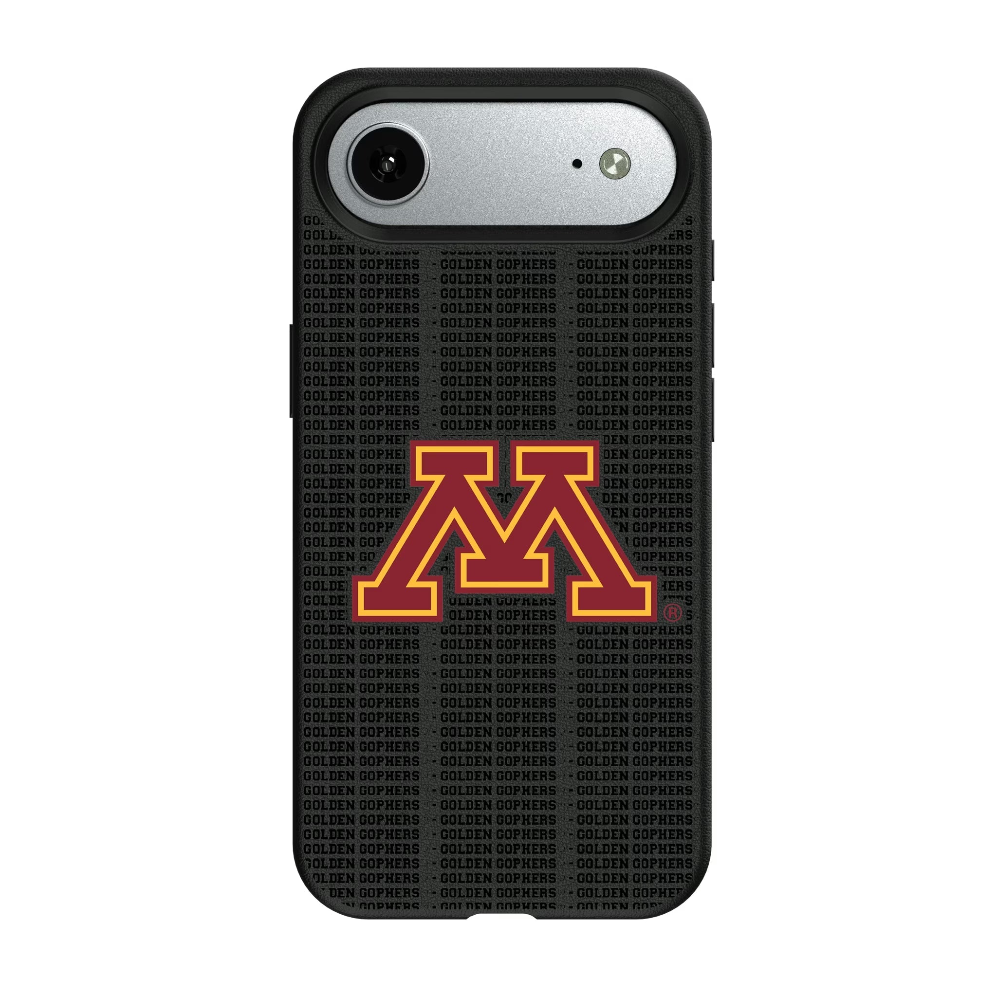 University of Minnesota Golden Gophers Text Backdrop MagSafe Compatible Phone Case for Apple iPhone - Sports Gifts, Sports Memorabilia, Sports Collectibles, Fan Shop