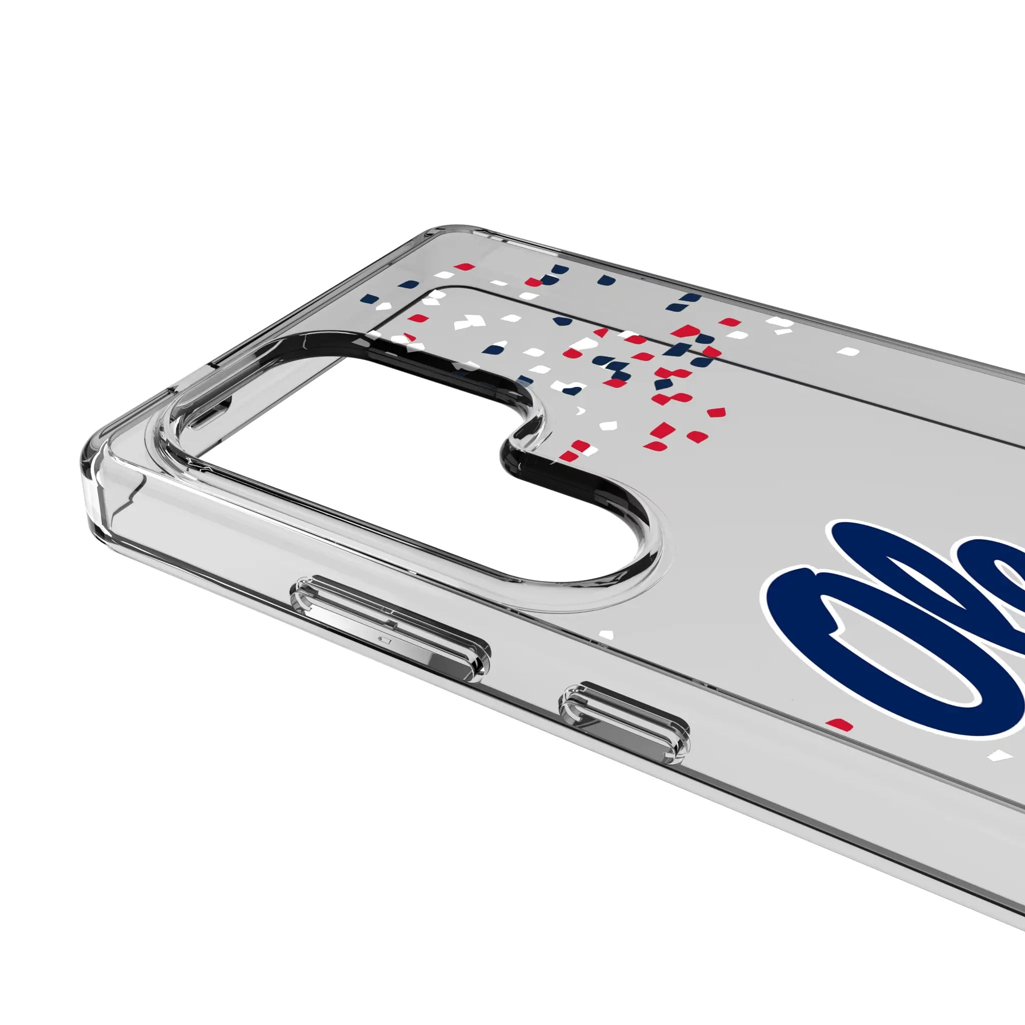 University of Mississippi Rebels Confetti Clear Phone Case for Samsung Galaxy