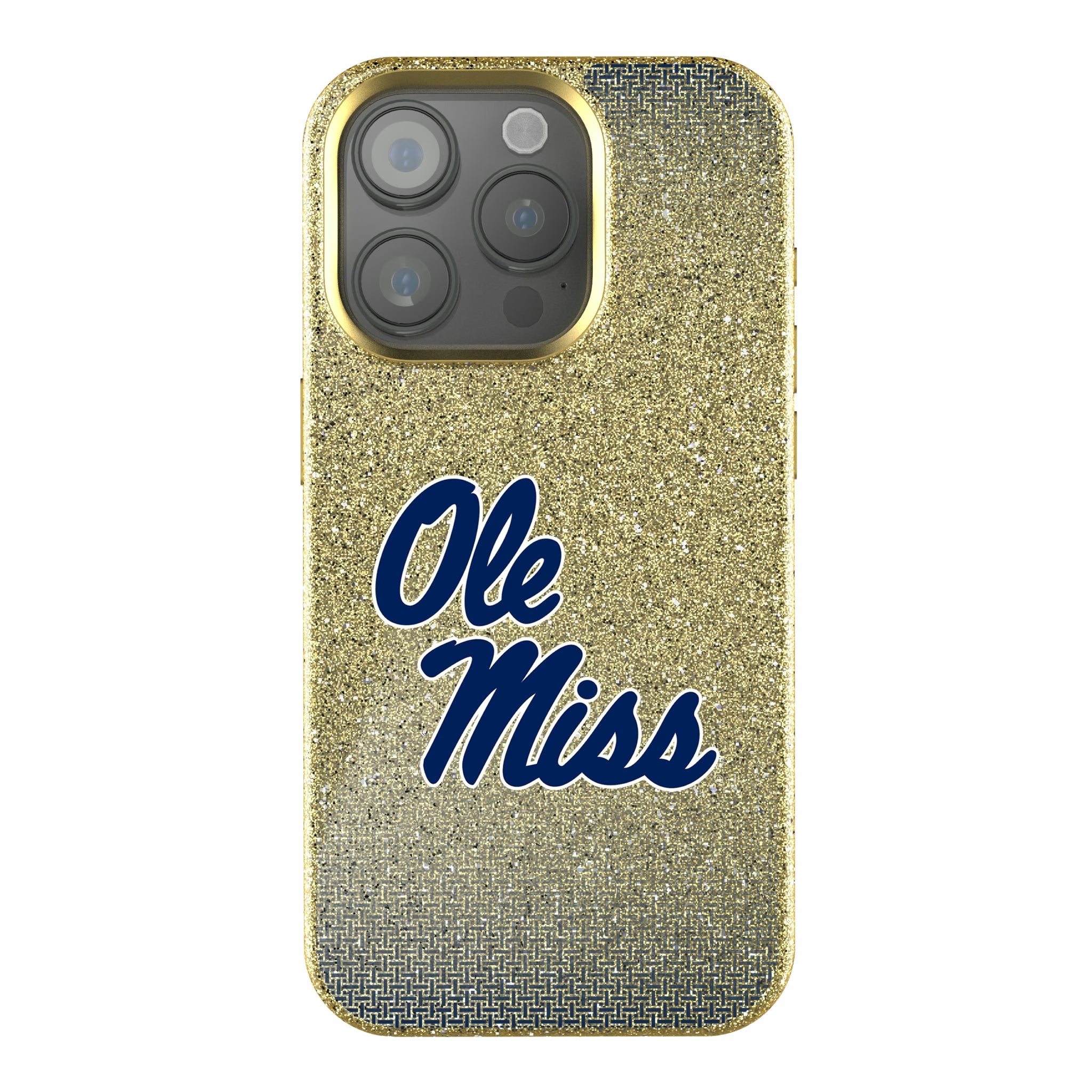 University of Mississippi Rebels Linen Bling Phone Case for Apple iPhone - Sports Gifts, Sports Memorabilia, Sports Collectibles, Fan Shop