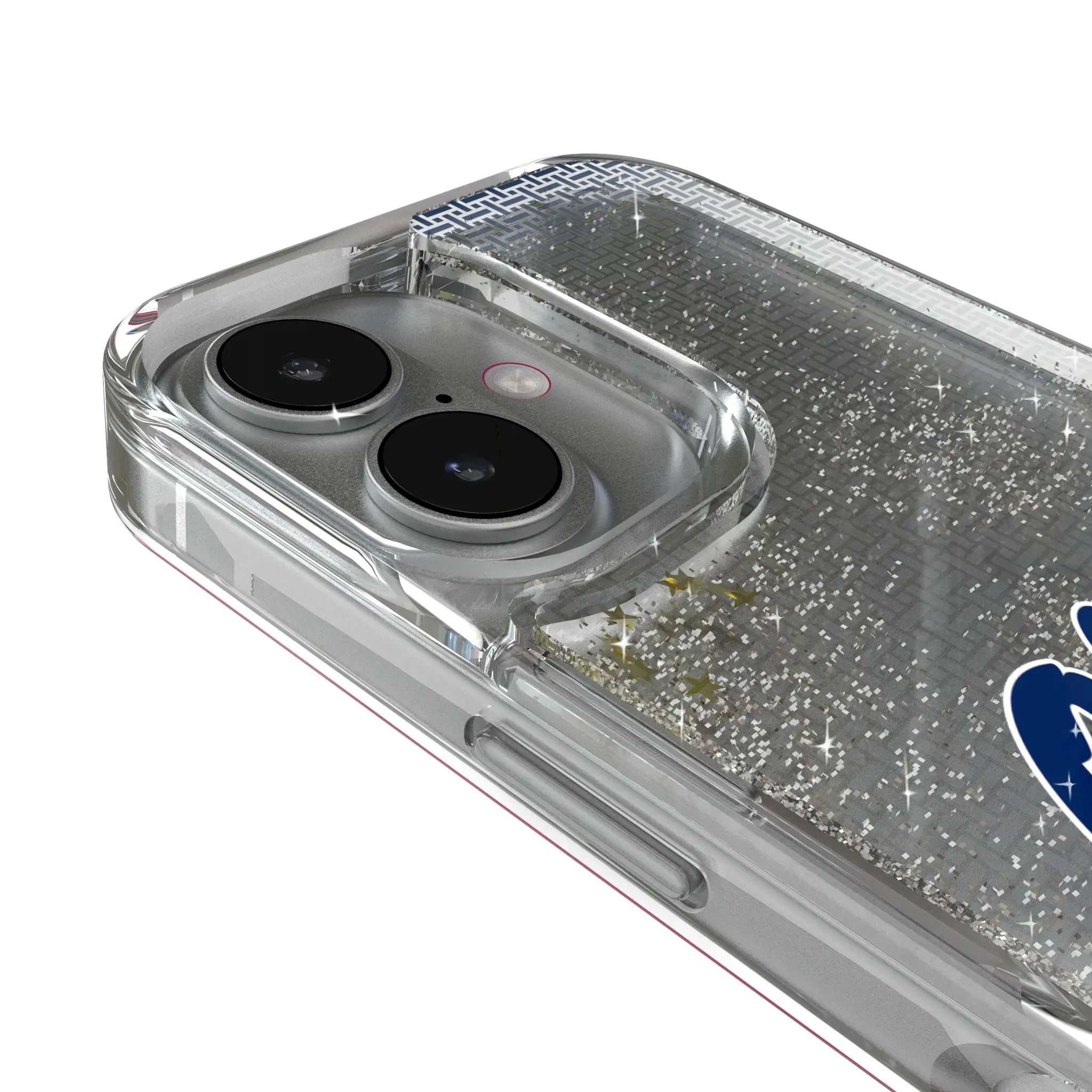 University of Mississippi Rebels Linen Glitter Phone Case