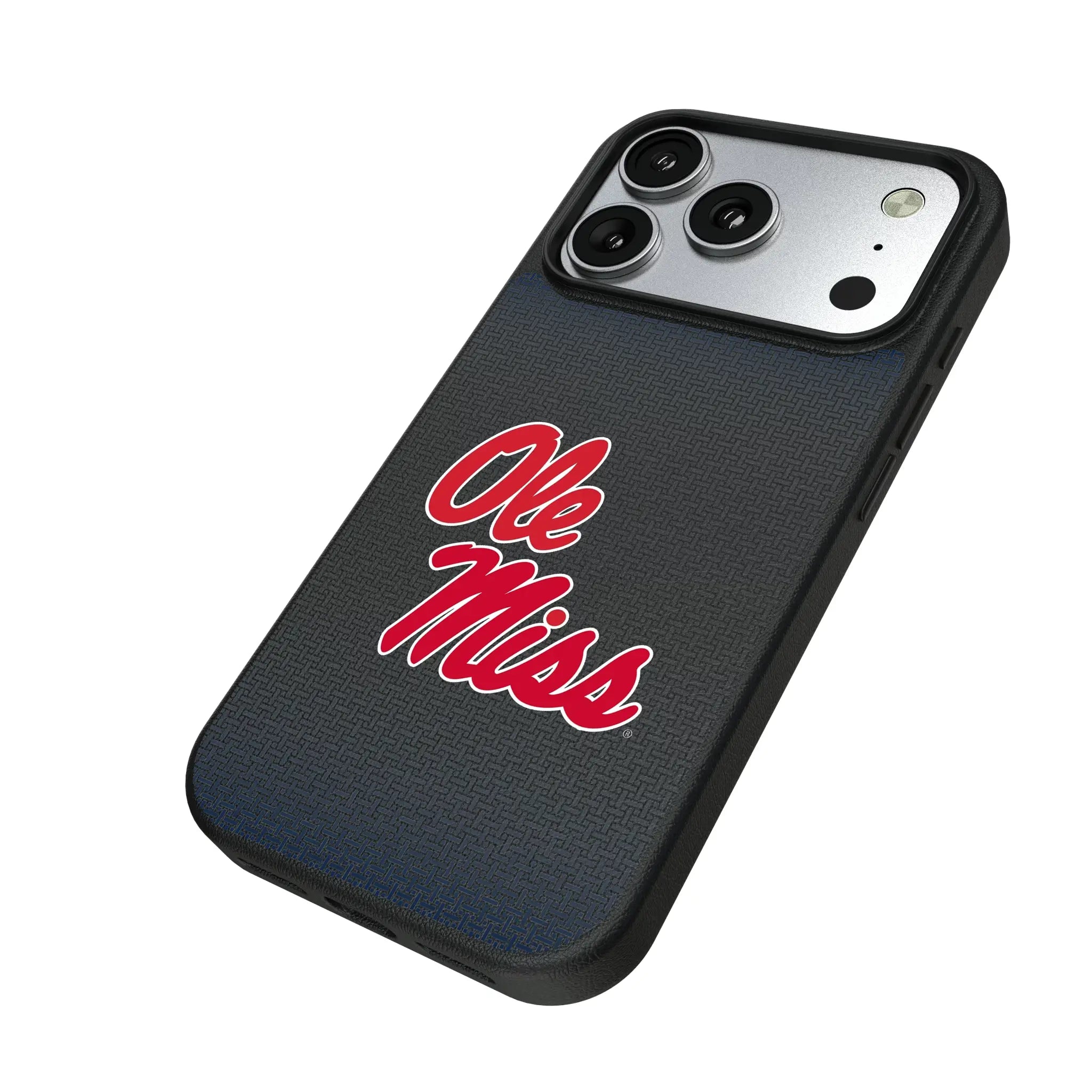 University of Mississippi Rebels Linen MagSafe Compatible Phone Case for Apple iPhone