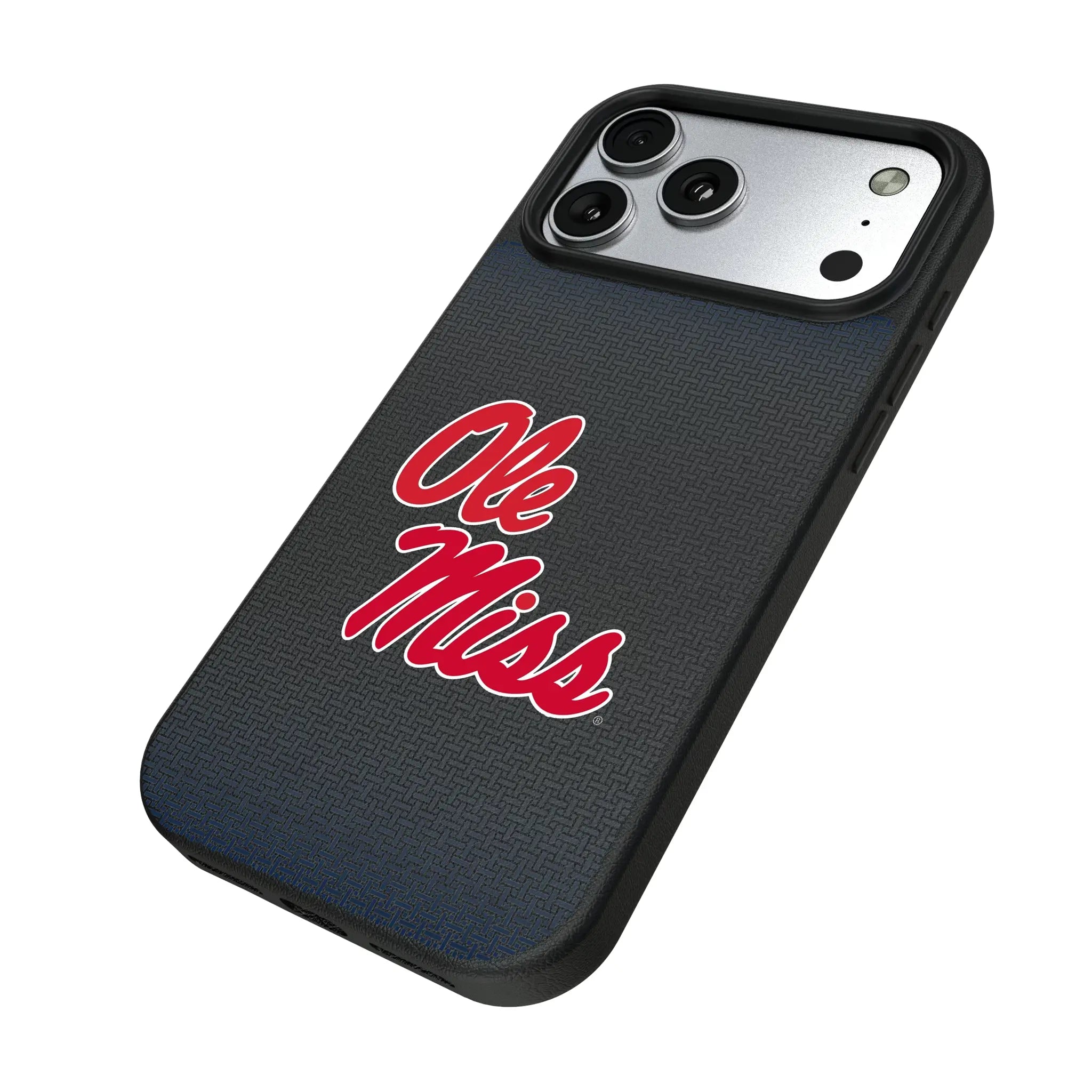 University of Mississippi Rebels Linen MagSafe Compatible Phone Case for Apple iPhone