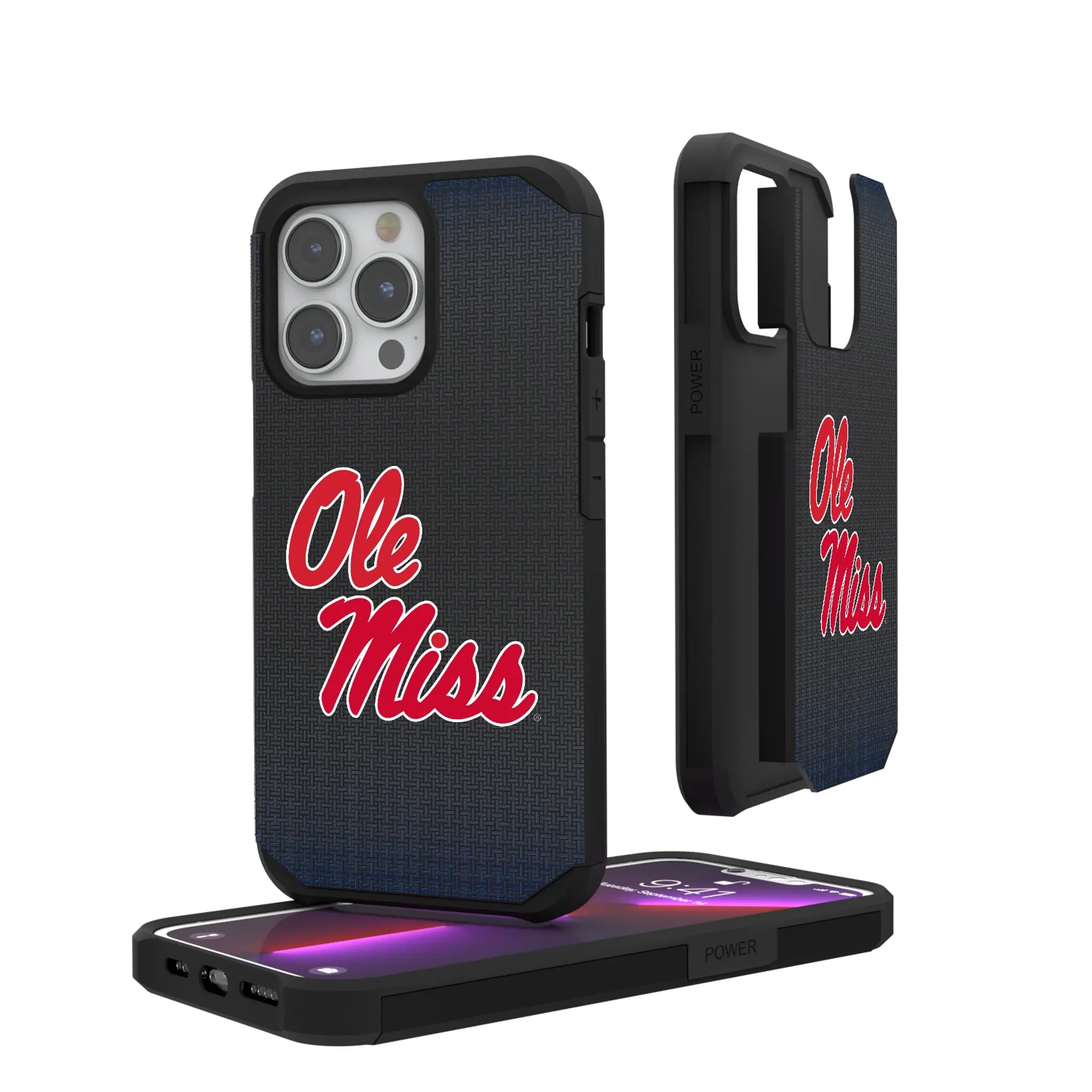 University of Mississippi Rebels Linen Rugged Phone Case