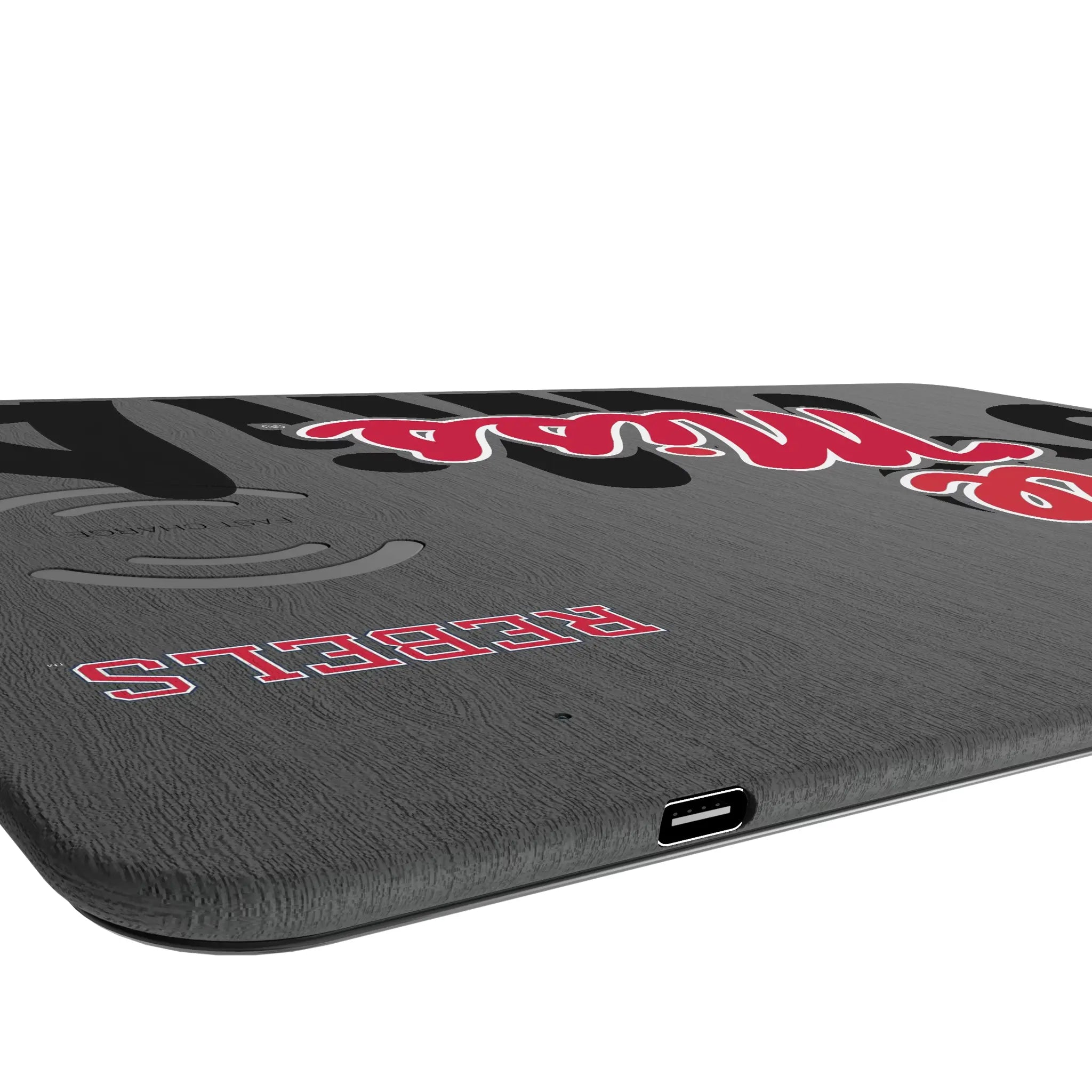 University of Mississippi Rebels Monocolor Tilt 15-Watt Wireless Charger and Mouse Pad