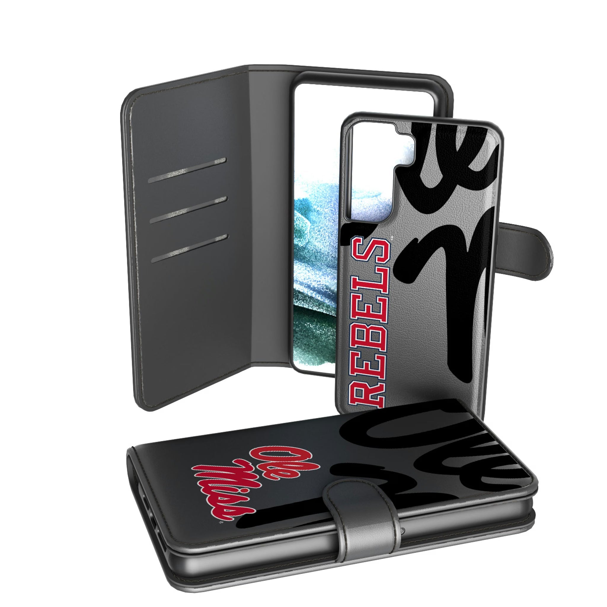 Mississippi Ole Miss Rebels Tilt Wallet Case - Sports Gifts, Sports Memorabilia, Sports Collectibles, Fan Shop