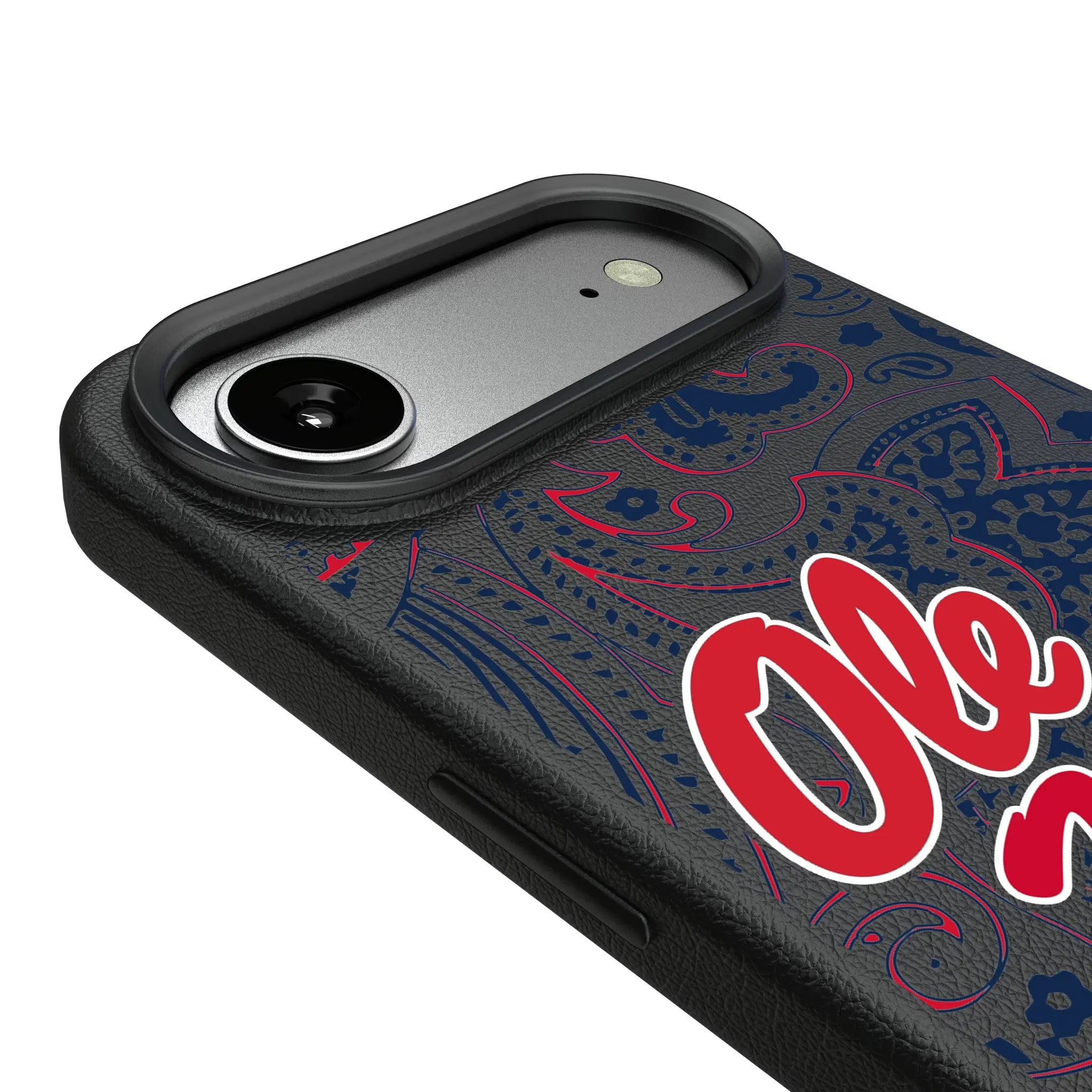 University of Mississippi Rebels Paisley MagSafe Compatible Phone Case for Apple iPhone