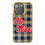 University of Mississippi Rebels Plaid Bling Phone Case