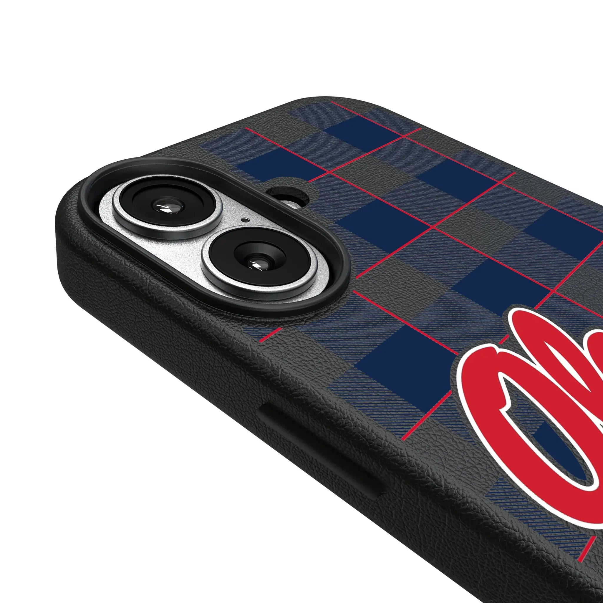 University of Mississippi Rebels Plaid MagSafe Compatible Phone Case for Apple iPhone
