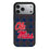 University of Mississippi Rebels Plaid MagSafe Compatible Phone Case for Apple iPhone