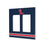 University of Mississippi Rebels Stripe Hidden-Screw Light Switch Plate